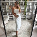 LARA MIDI DRESS BLANCO