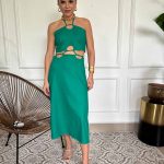 TELMA MIDI DRESS VERDE