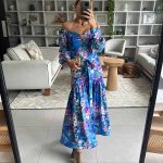 DIANA MIDI BLUE SPRING