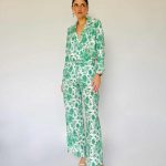 PANTALON VINTAGE GREEN FLORAL