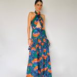 JANNINA FLOWER SERIAL DRESS