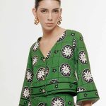 BLUSA SAU GREEN SUN PRINT