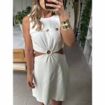 GALA MINI DRESS WHITE