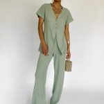 PANTALON BIANCA LIGHT GREEN