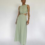VAL DRESS PALE GREEN
