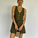 VAL TOP DARK OLIVE GREEN