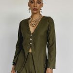 RAISA TOP DARK OLIVE