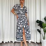 AMANDA DRESS WHITE STONE