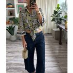 BLUSA ANARELLA BLACK AND WHITE BIRDS