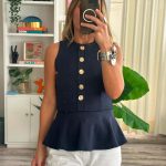 SALMA TOP NAVY