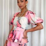 SIRKA TOP PINK MARBLE