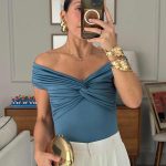 MARIA BODY AZUL PETROLEO