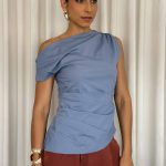 MELANIA TOP BLUE SKY