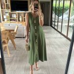 AURORA DRESS GREEN