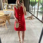 DANNA DRESS RED
