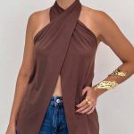 NANDA TOP BROWN