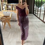 FALDA SEQUIM BURGUNDY