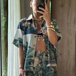 MARINA CAMISA PLANTAIN PRINT