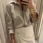 CAMISA BASIC CHOCOLAT STRIPES