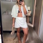 FALDA SHORT TULIPAN WHITE