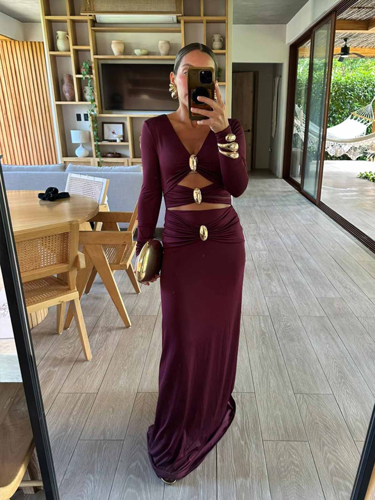 CRISTINA-DRESS-VINO CRISTINA DRESS VINO - Imagen 1