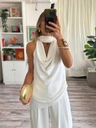 LAURICE TOP OFF WHITE