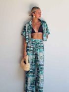 MARINA CAMISA CROP PALM BEACH - Imagen 2