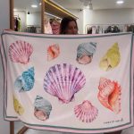 PAREO WATERCOLOR SEASHELL