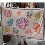 PAREO WATERCOLOR SEASHELL