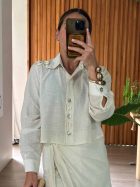 ARENA CAMISA CROP BEIGE