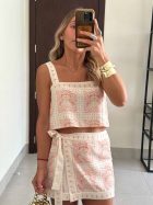 KAY TOP PINK TILE MOSAIC