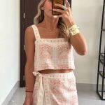 KAY TOP PINK TILE MOSAIC