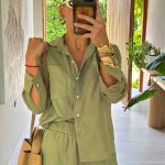 LINKA CAMISA OLIVE GREEN