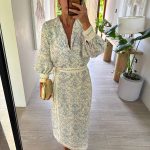 FALDA PAREO MIDI PASTEL BLUE TILE