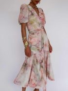 ADELAIDA DRESS FLORAL GALAXY - Imagen 2