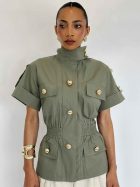 ALBA JACKET OLIVE GREEN - Imagen 2