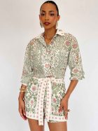 LUCIA CAMISA BOTANICAL STRIPES - Imagen 2