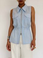 ARIEL VEST LIGHT BLUE - Imagen 2