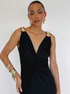CORA GALA DRESS BLACK - Imagen 2