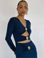 CRISTINA DRESS NAVY