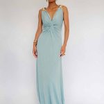 CORA GALA DRESS LIGHT GREEN