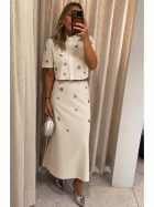 DANUSSA TOP BEIGE - Imagen 2