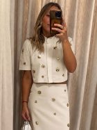 DANUSSA TOP BEIGE