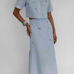 FALDA DANUSSA LIGHT BLUE