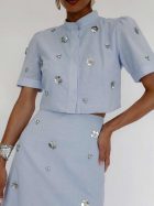 DANUSSA TOP LIGHT BLUE