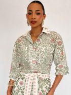 LUCIA CAMISA BOTANICAL STRIPES