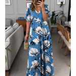 AMANDA DRESS LIGHT BLUE FLOWER