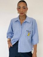 ATICA SHIRT LIGHT BLUE STRIPE