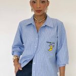 ATICA SHIRT LIGHT BLUE STRIPE