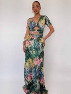GISELLA DRESS OLEO GARDEN